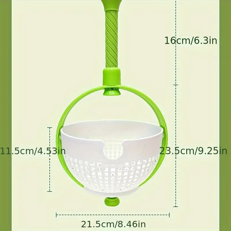 Escurridor De Verduras Y Centrifugador De Lechuga Giratorio