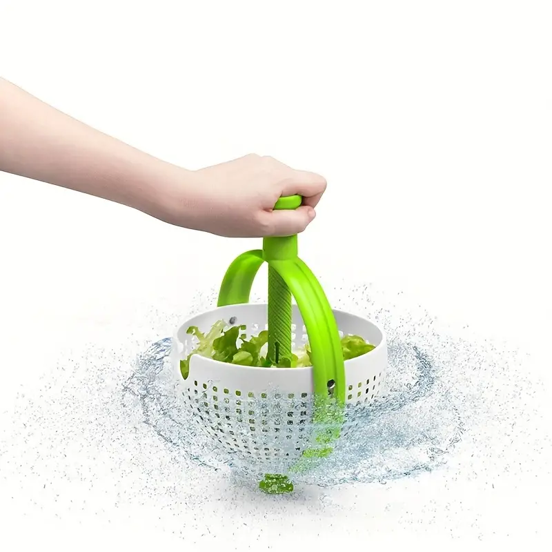 Escurridor De Verduras Y Centrifugador De Lechuga Giratorio