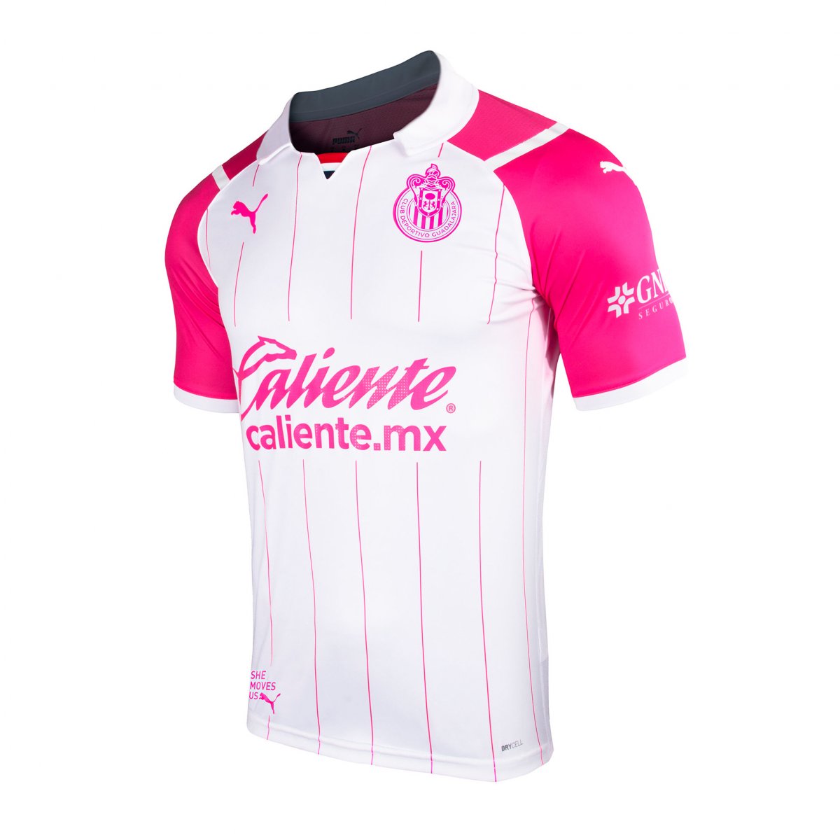 Jersey Playera Puma de Chivas del Guadalajara Edición Especial Pink Project Version Jugador 