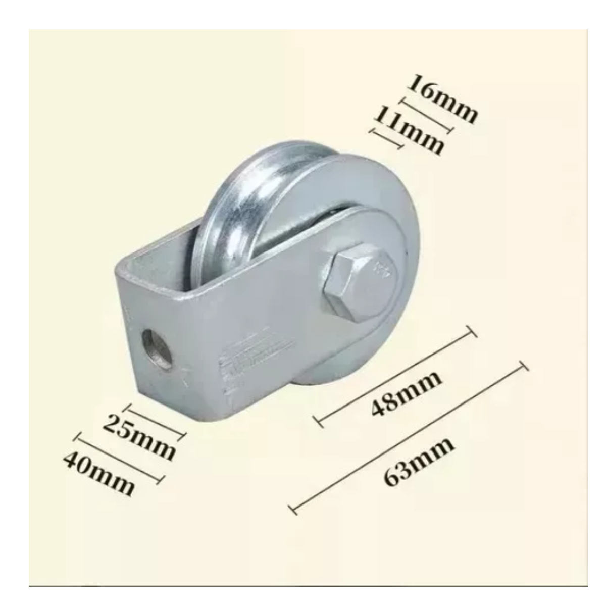 Polea De Carga Con Capacidad Para 0.3 Toneladas