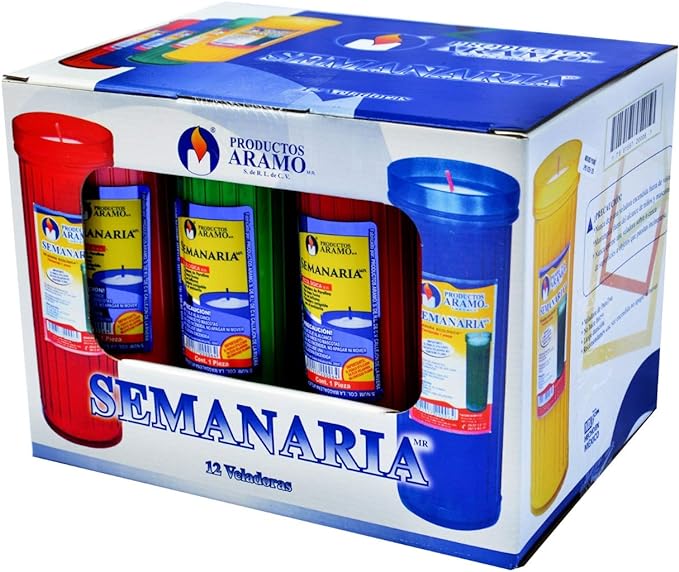 Veladora Aramo Semanaria Ecologica 12 Pzas.