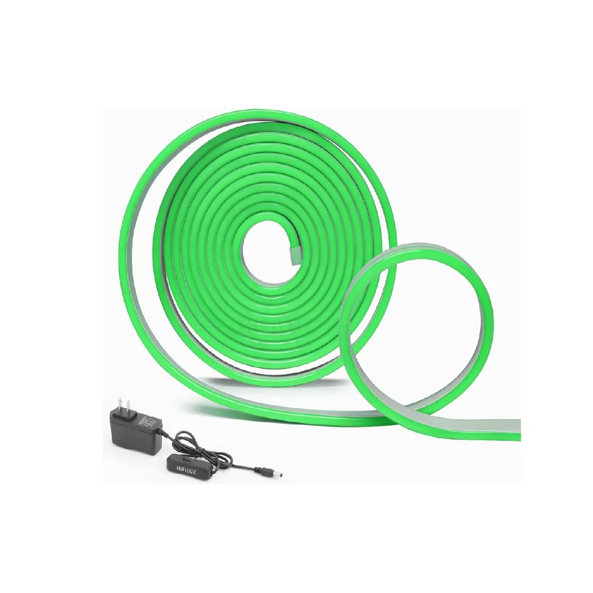 Tira de luces Hifiluz NEON LED 2835 verde 5m IP67 