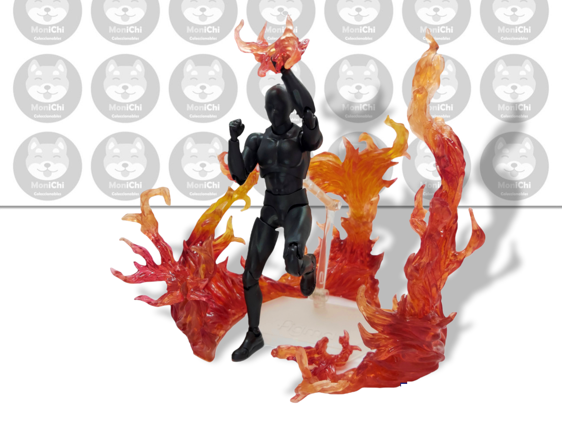 Tamashii Effect Efecto Poder Aura Fuego Rojo Figuarts Figura