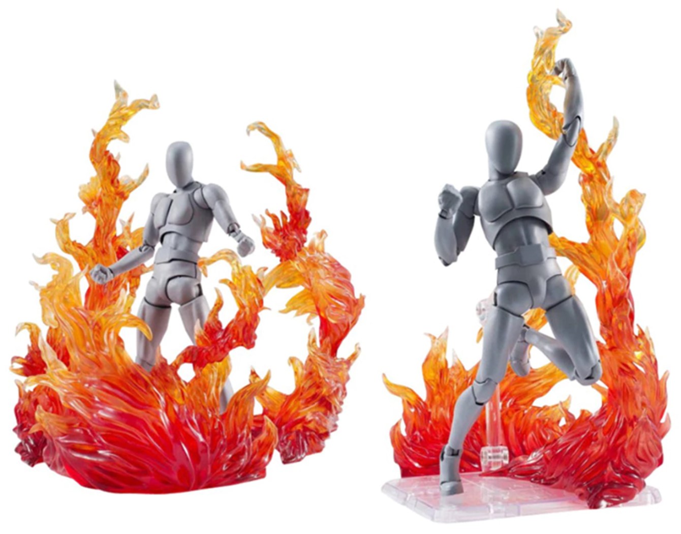 Tamashii Effect Efecto Poder Aura Fuego Rojo Figuarts Figura