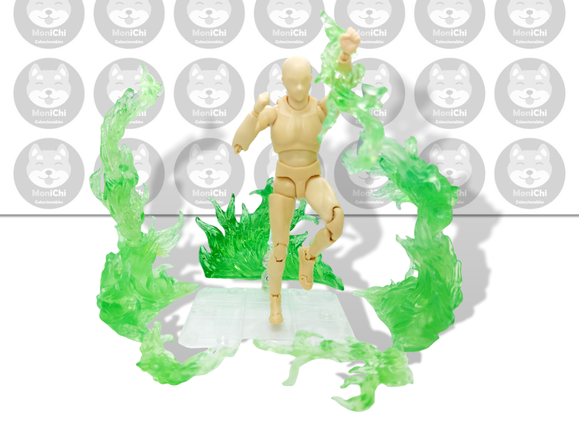 Tamashii Effect Efecto Poder Aura Fuego Verde Figuarts Figura