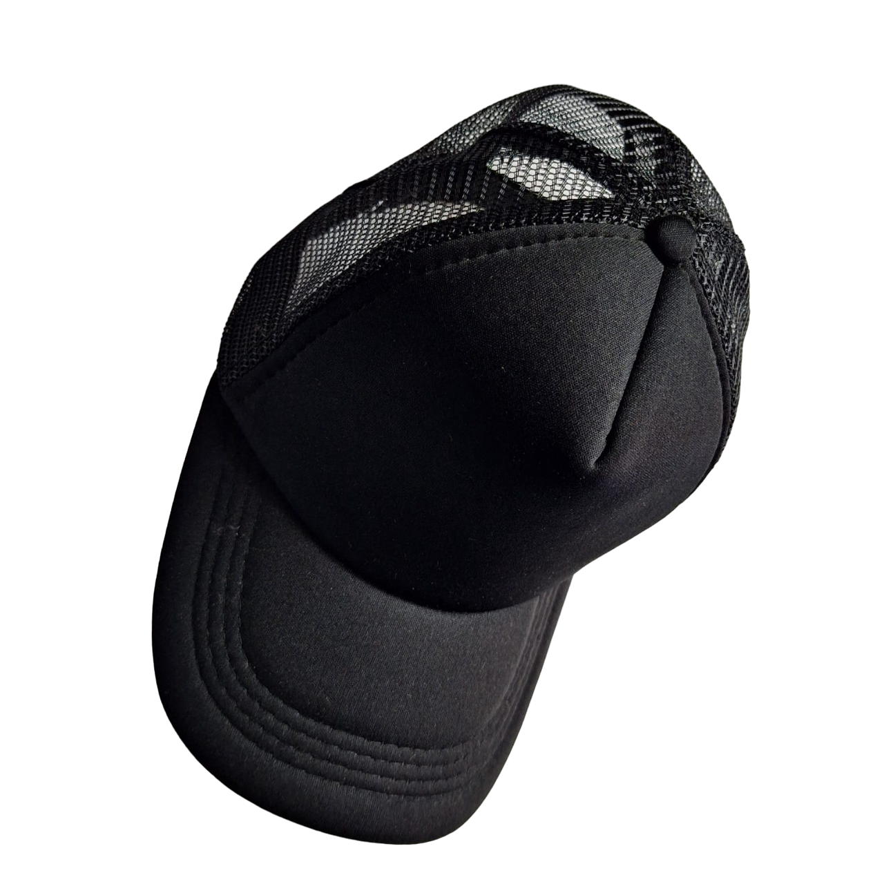 Gorra Ajustable Con Red Color Negro Para Dama Caballero