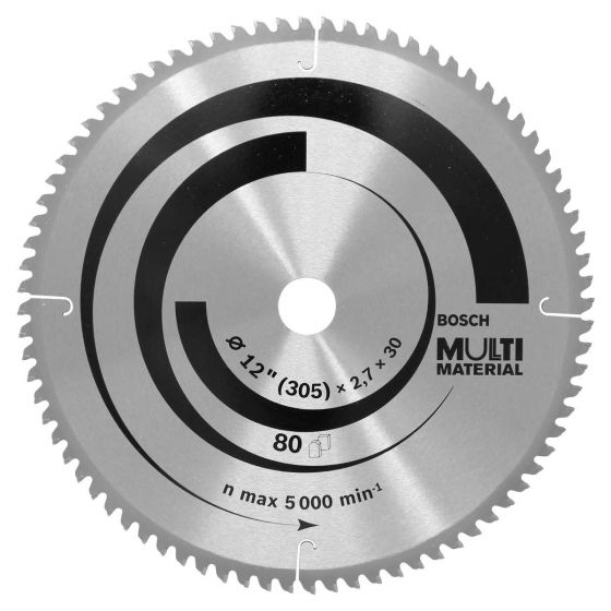 Disco sierra 80 dientes Optiline Wood 10" 2 608 640 903 Bosch