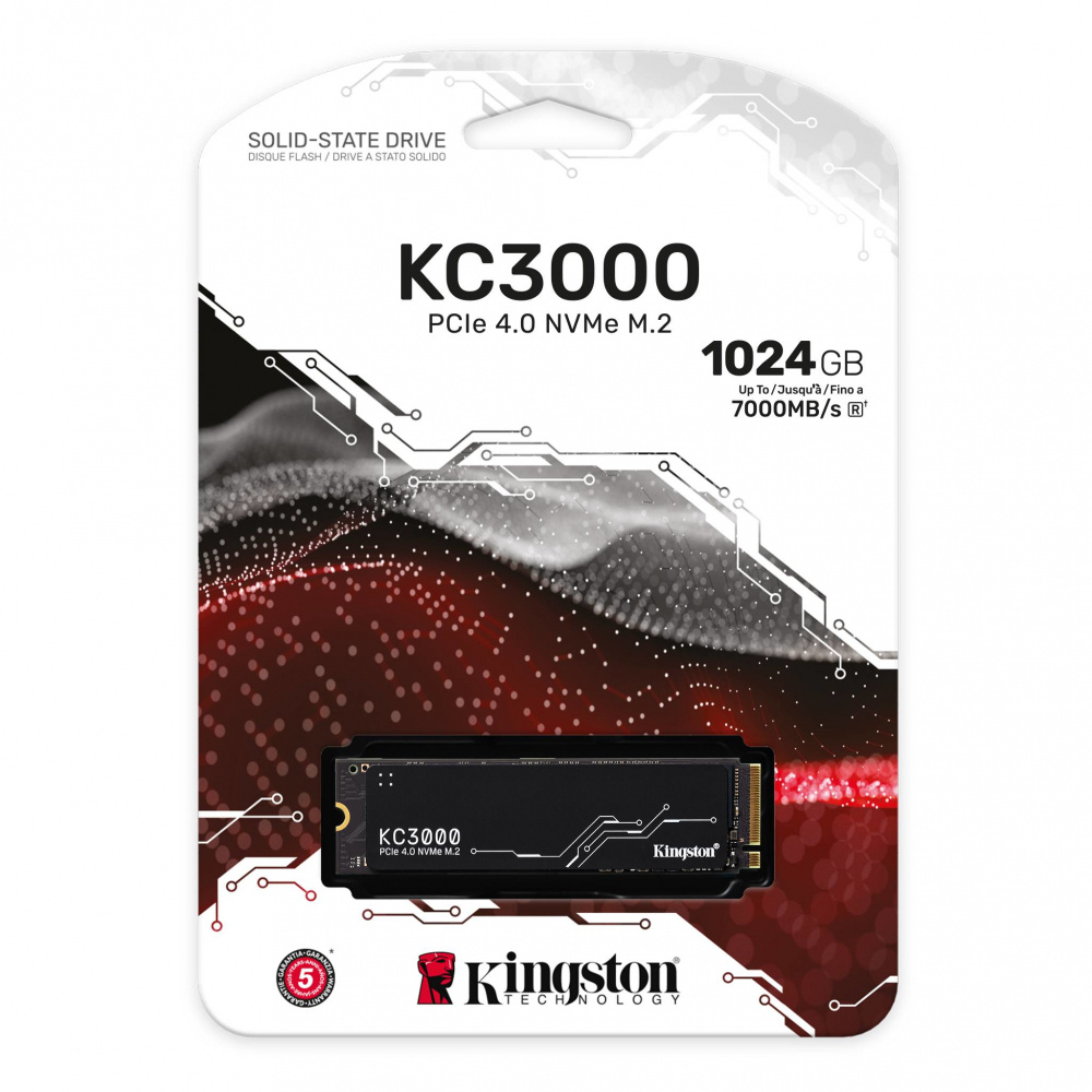 Unidad de estado solido SSD M.2 Nvme PCIe 4.0 1024GB Kingston