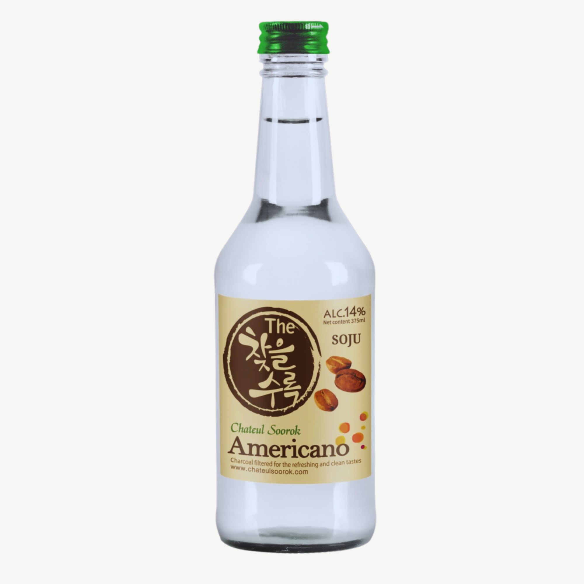 Bebida Coreana Licor Chateulsurok Sabor Americano 20 pzs