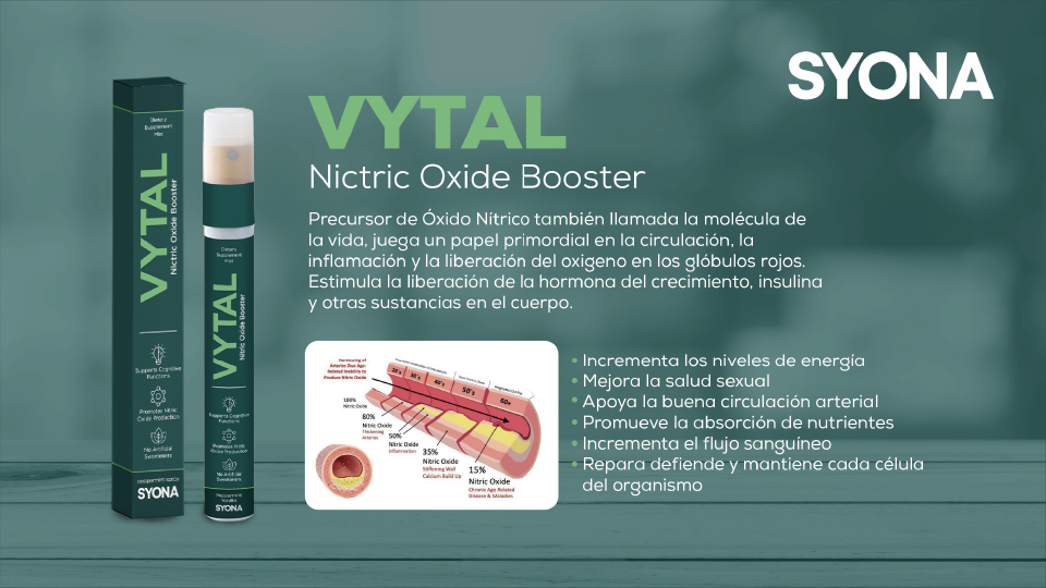 SYONA VYTAL OXIDO NITRICO BOOSTER