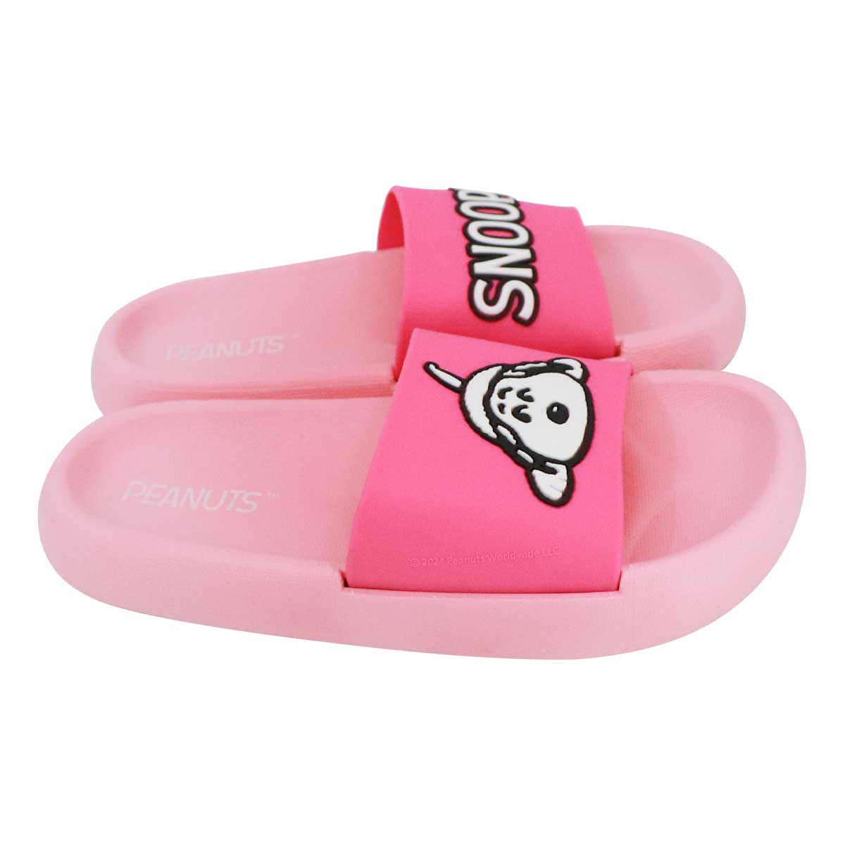 Sandalias Slide Snoopy Peanuts Para Niña
