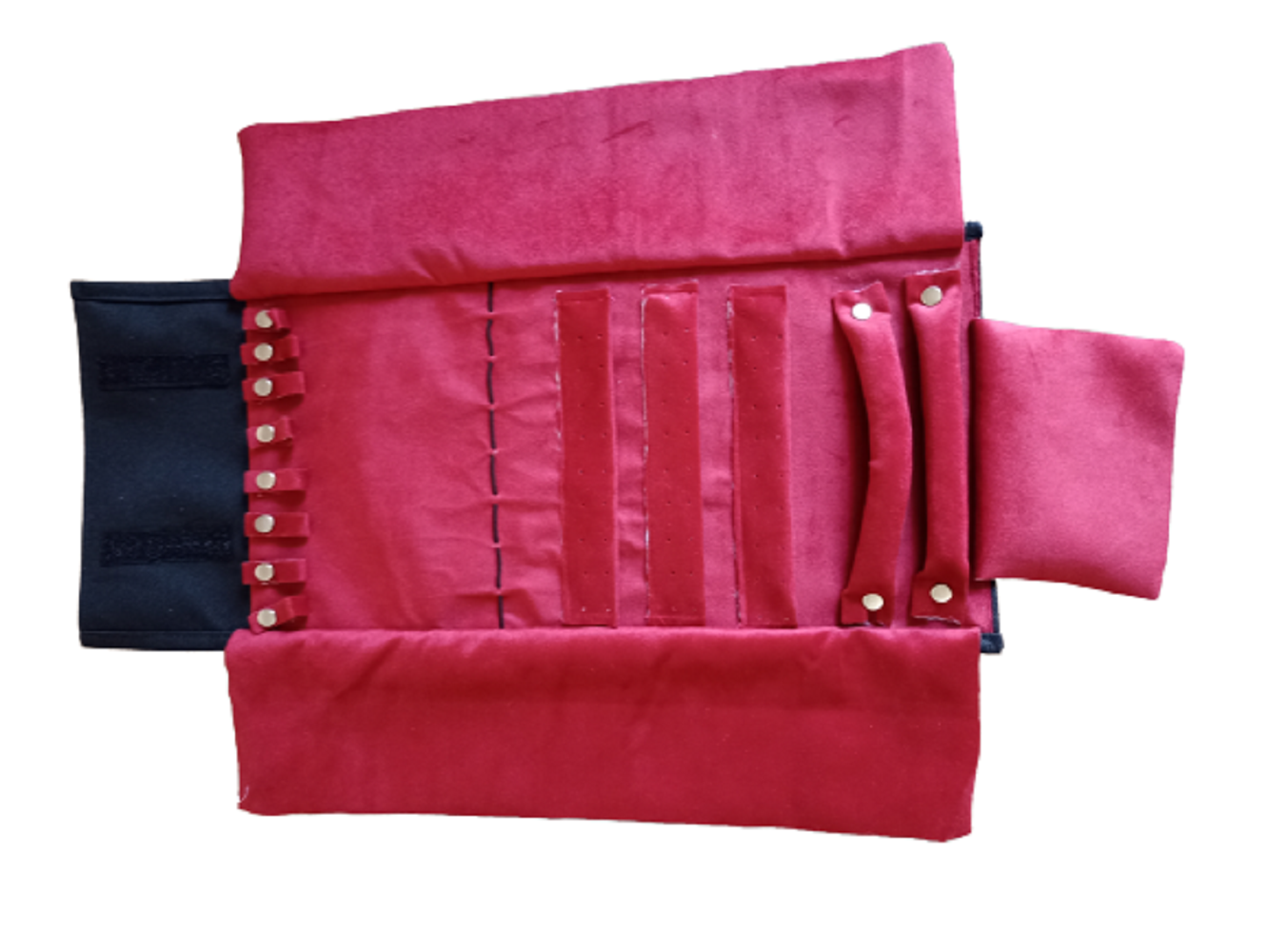 Manta de Tela Mixta Grande, Exhibidor de joyas, organizador de joyas