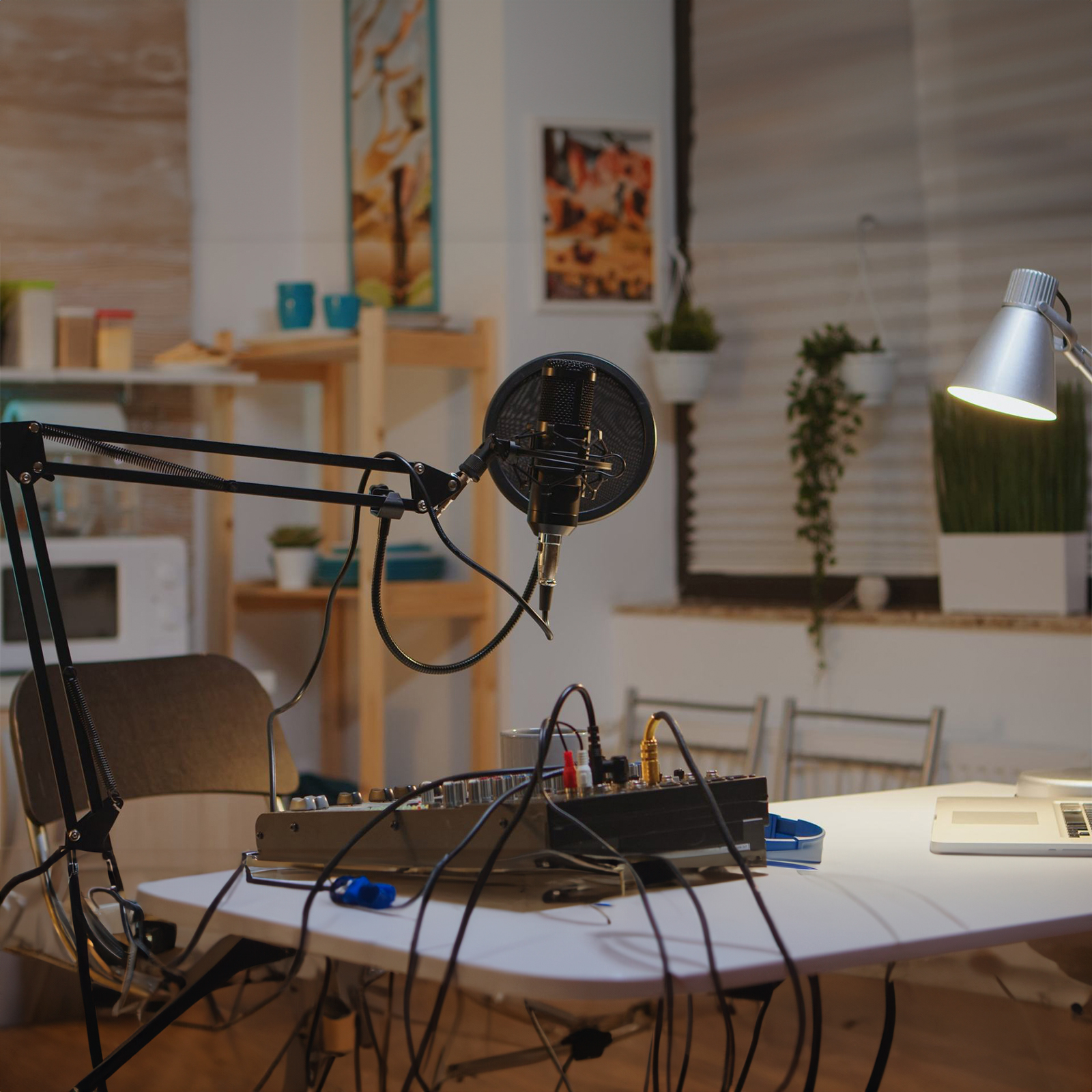 Kit Soporte Brazo para Micrófono Zonar con Accesorios Completos Podcast Streaming