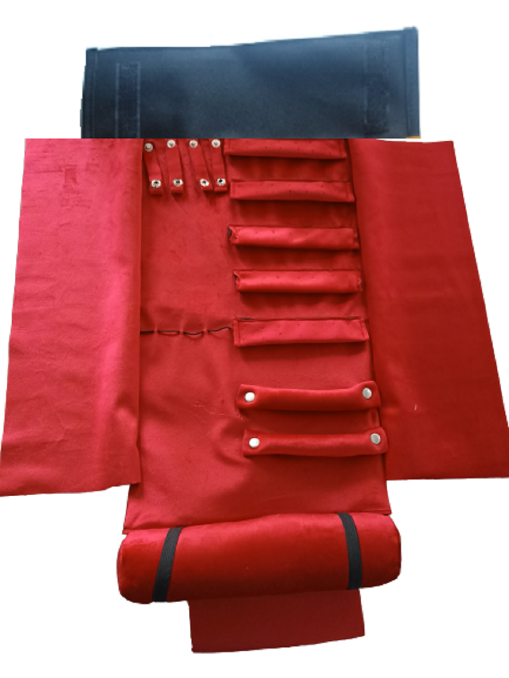 Manta de tela Mixta con Pulsero, Exhibidor de joyas