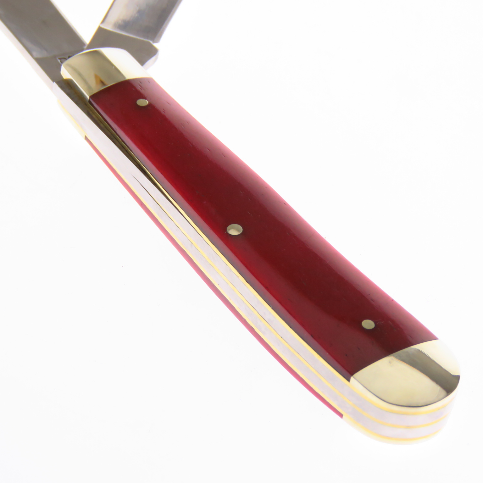 Bo110830 Boker Navaja Trapper 2.0 Hueso Rojo D2 Alto Carbon.