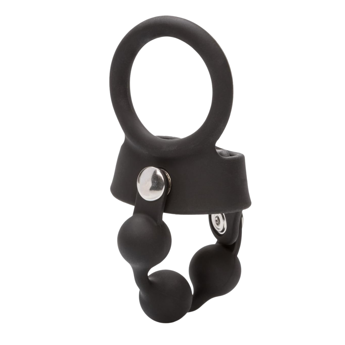 Anillo Para Pene Retardante Con Perlas Suaves Estimuladoras Para Testículos