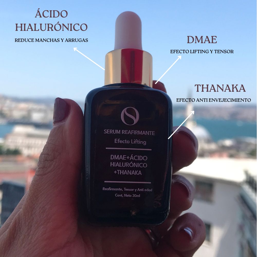 Serum Reafirmante. Efecto Lifting. Reduce Arrugas y Líneas de Expresión.