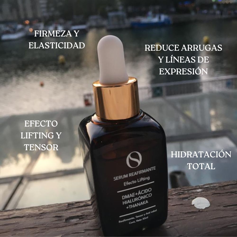 Serum Reafirmante. Efecto Lifting. Reduce Arrugas y Líneas de Expresión.