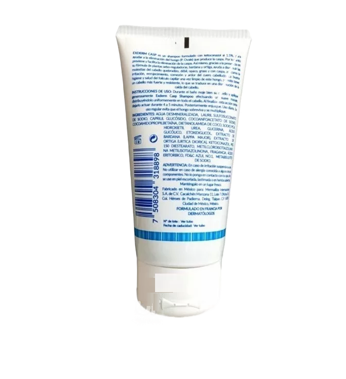 Shampoo Anticaspa Exderm Casp Ketoconazol 150 Ml