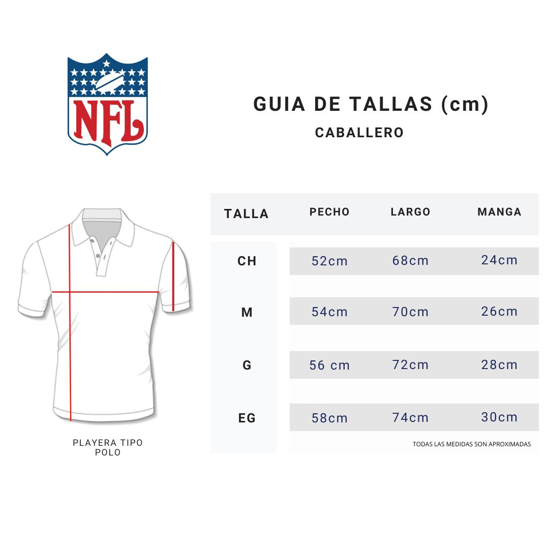 Playera deportiva NFL para caballero tipo polo Dallas Cowboys 100 % original