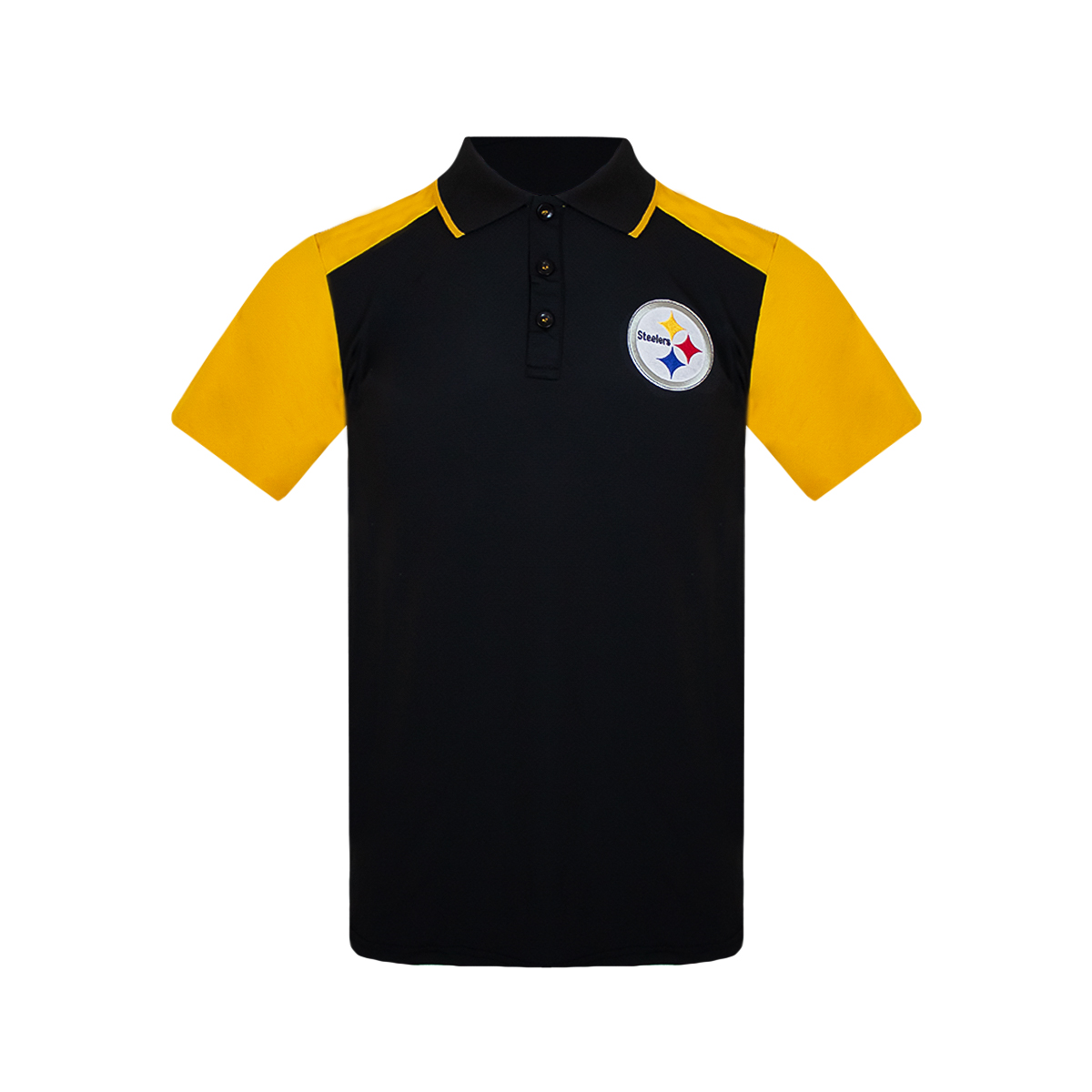 Playera deportiva NFL para caballero tipo polo Pittsburgh Steelers 100% original