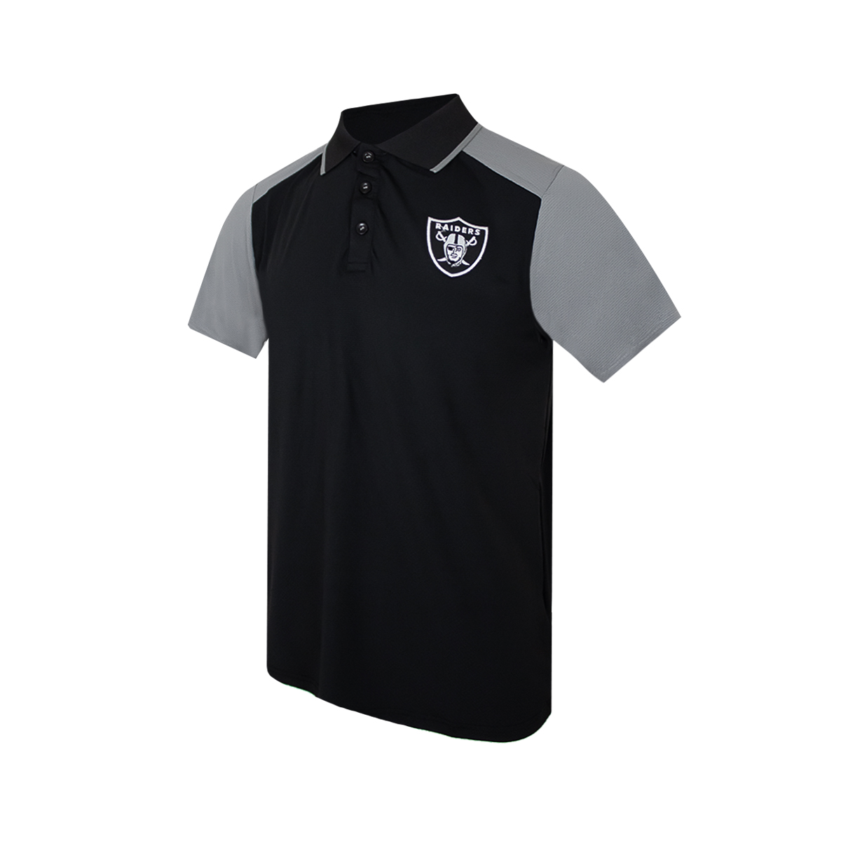 Playera deportiva NFL para caballero tipo polo Las Vegas Raiders 100% original