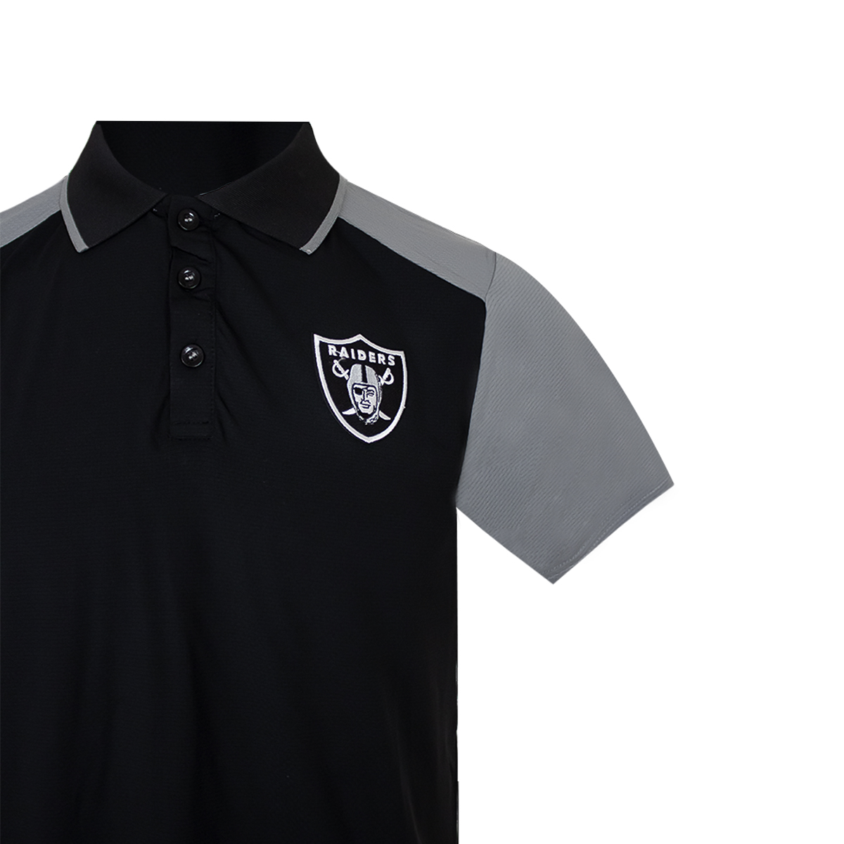 Playera deportiva NFL para caballero tipo polo Las Vegas Raiders 100% original