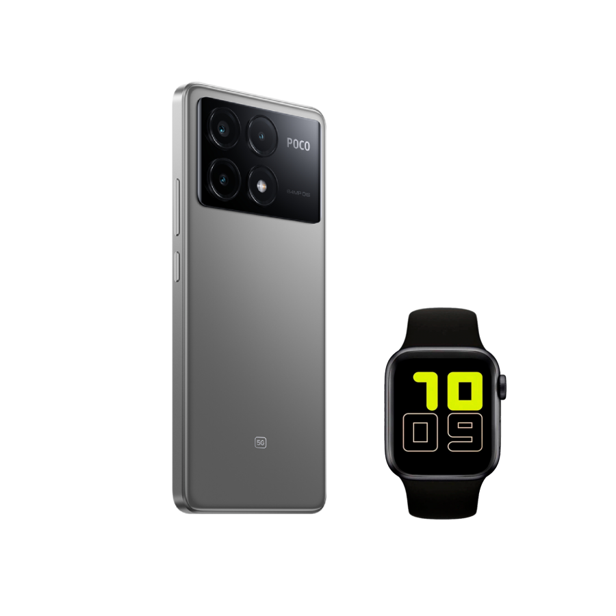 POCO X6 Pro (5G) Gris 8/256GB +Smartwatch T500