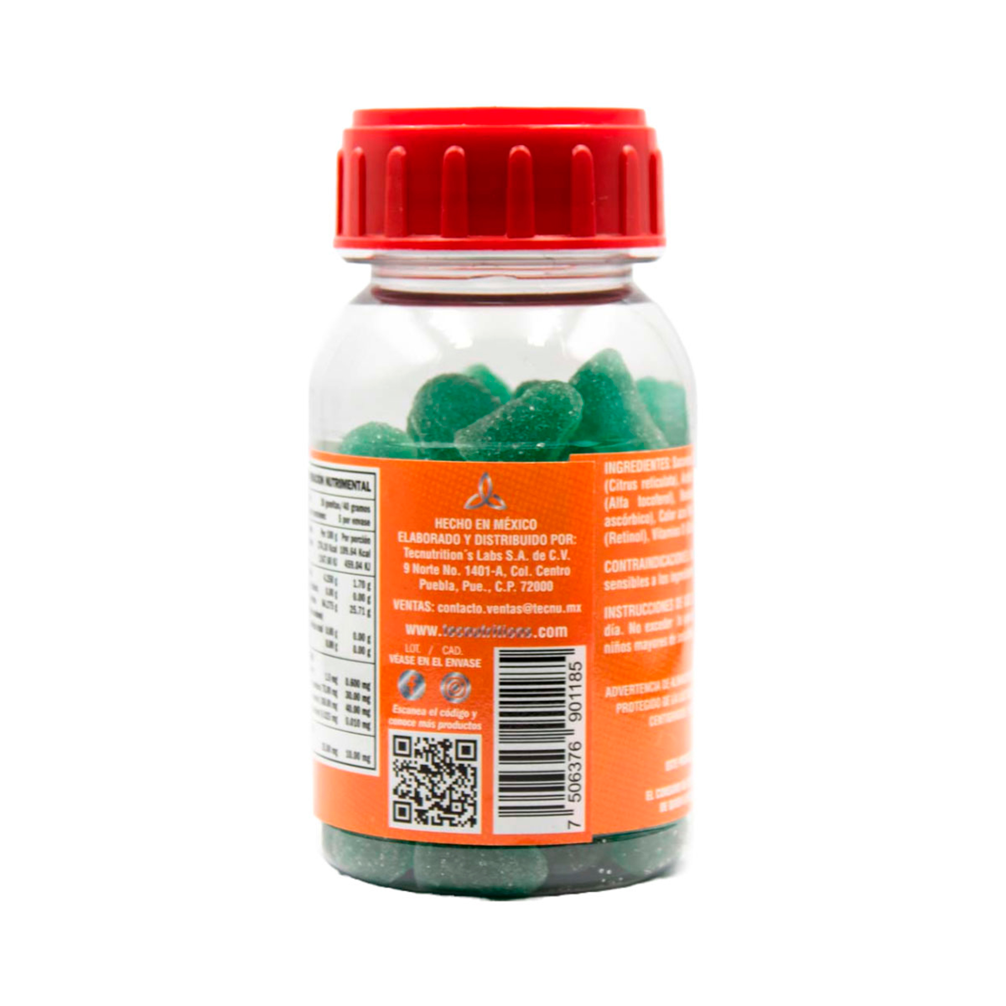 Suplemento Vitamina C Niños En Gomitas, Tecnutritions® sistema Inmunológico