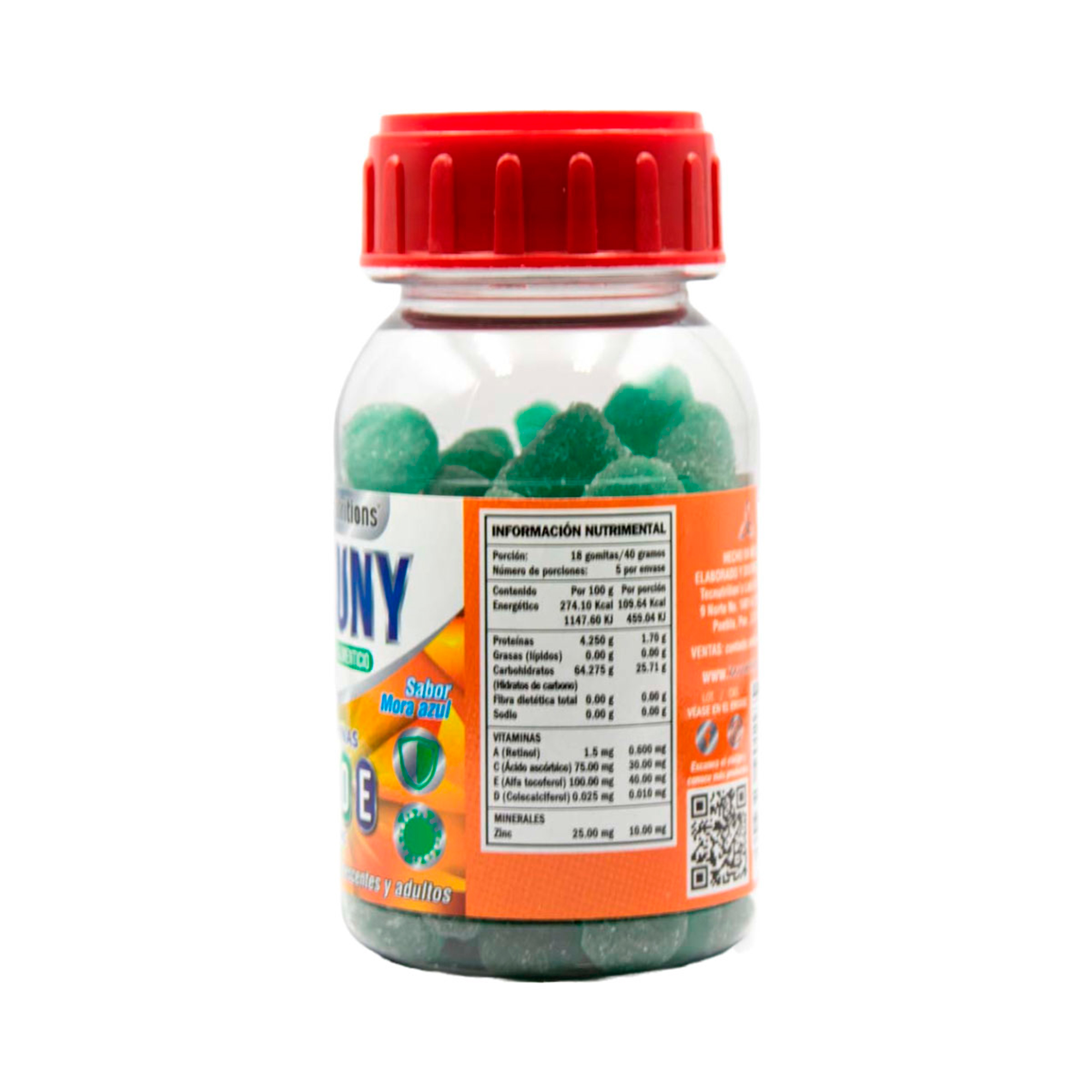 Suplemento Vitamina C Niños En Gomitas, Tecnutritions® sistema Inmunológico