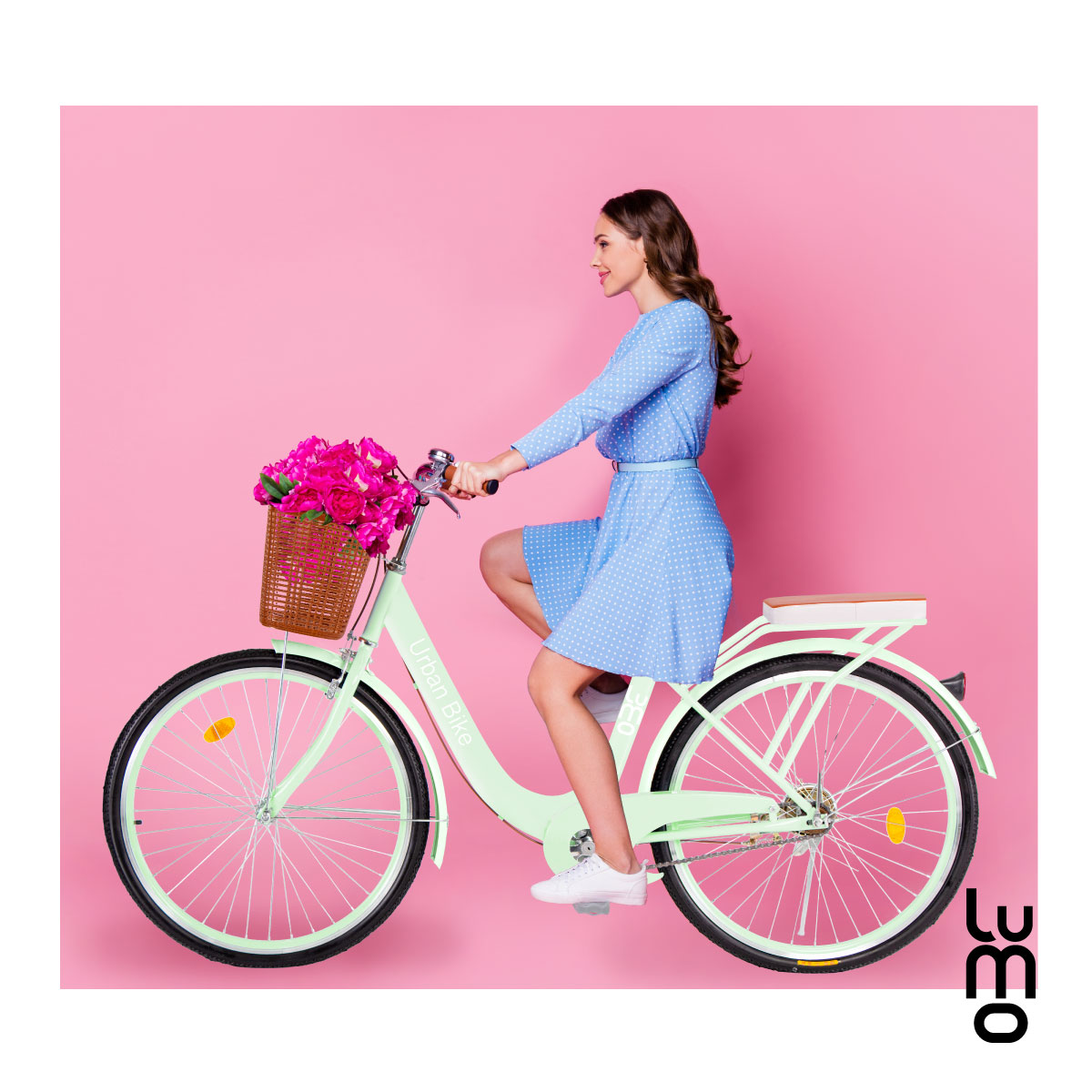 Bicicleta Urbana De Paseo R26 Doble Freno Vintage Canastilla.