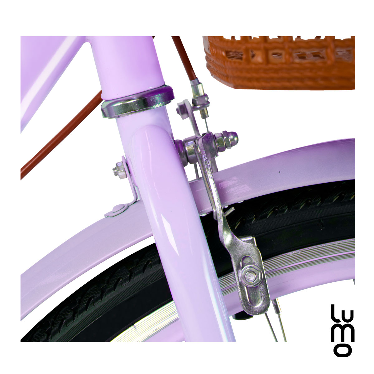 Bicicleta Urbana De Paseo R26 Doble Freno Vintage Canastilla.