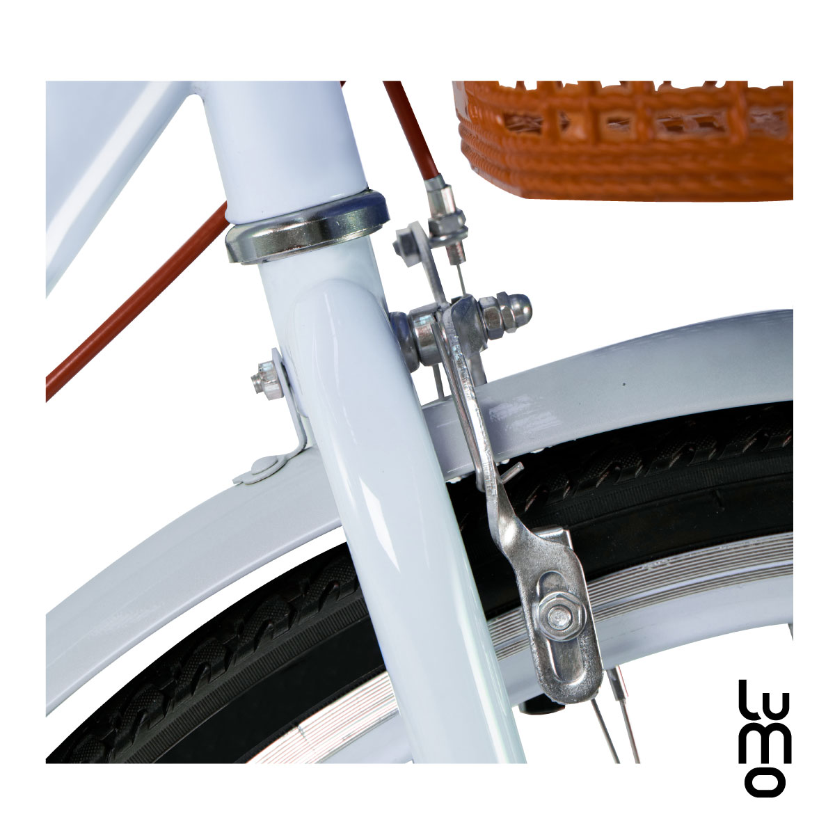 Bicicleta Urbana De Paseo R26 Doble Freno Vintage Canastilla.