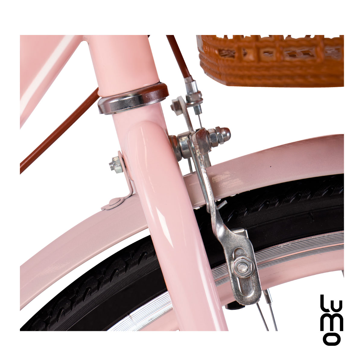 Bicicleta Urbana De Paseo R26 Doble Freno Vintage Canastilla.