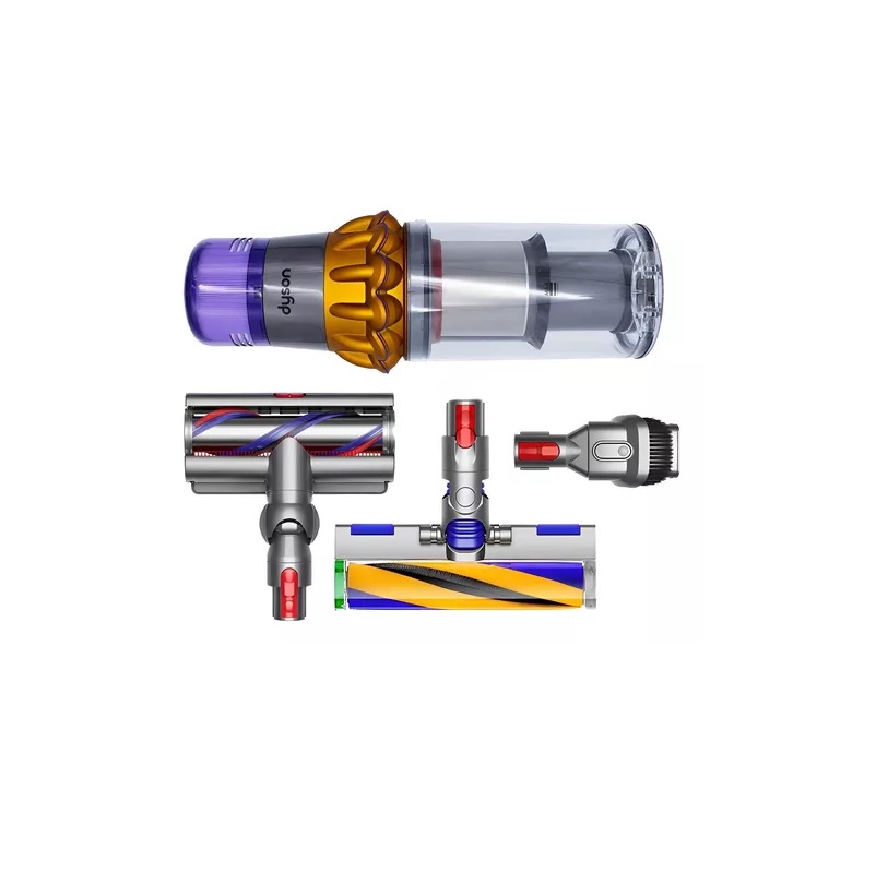 Aspiradora Inalambrica Dyson V15 Detect Con Accesorios Amarillo/Niquel.