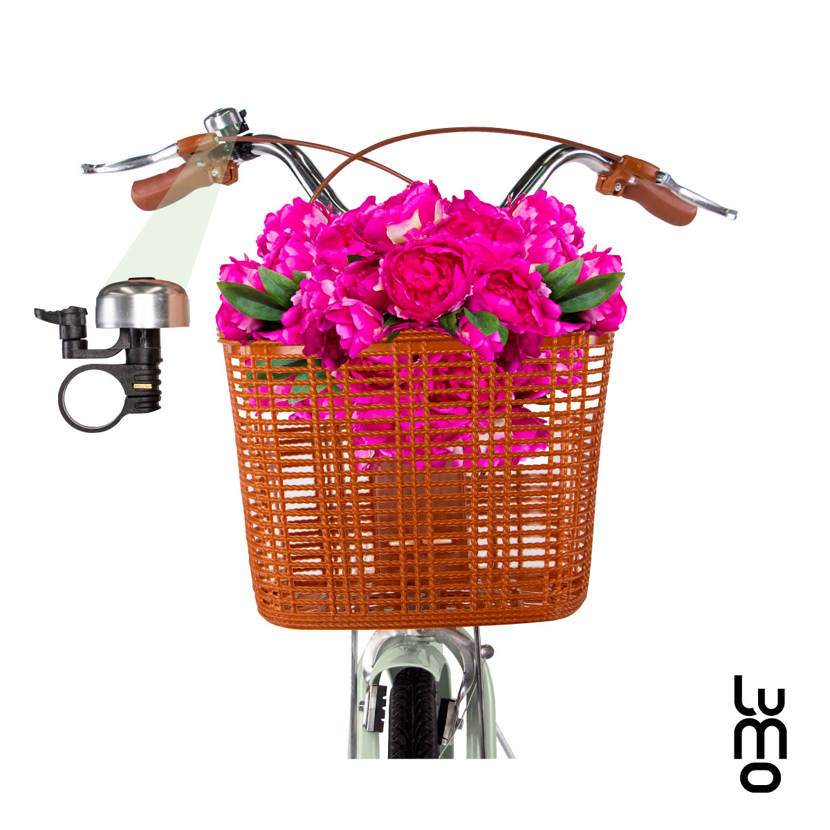 Bicicleta Urbana De Paseo R26 Doble Freno Vintage Canastilla.