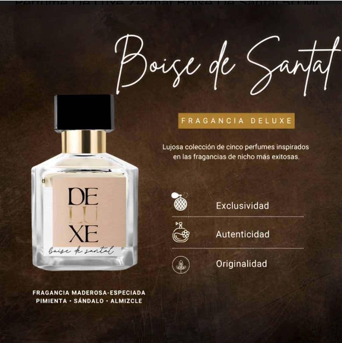 SANTAL 33 LE LABO - DUPE BOISE DE SANTAL INSPIRADO EN SANTAL 33 LE LABO PERFUME FRAGANCIA INSPIRADA EN LE LABO 33 EXQUISITO AROMA EDICIÓN DELUXE FRAGANCIAS NICHO