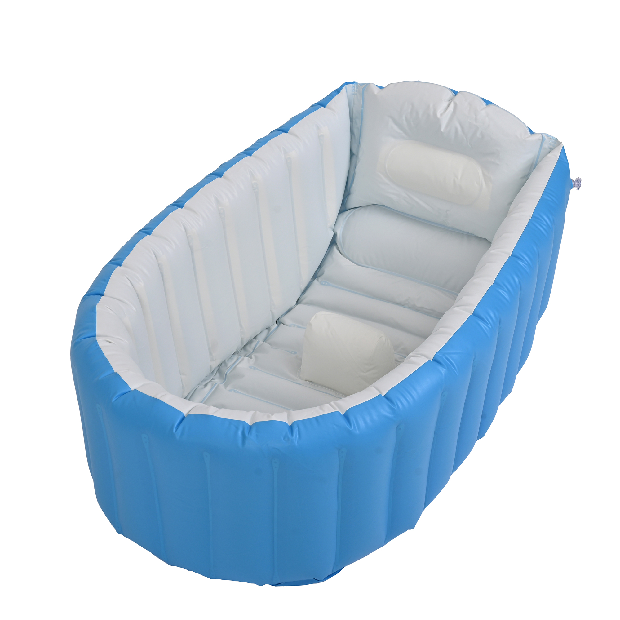 Tina Bañera de Viaje, Exterior o Interior, Piscina Inflable Para Bebe Niños Niñas Portátil Plegable Fácil de Usar Mod.MA31.
