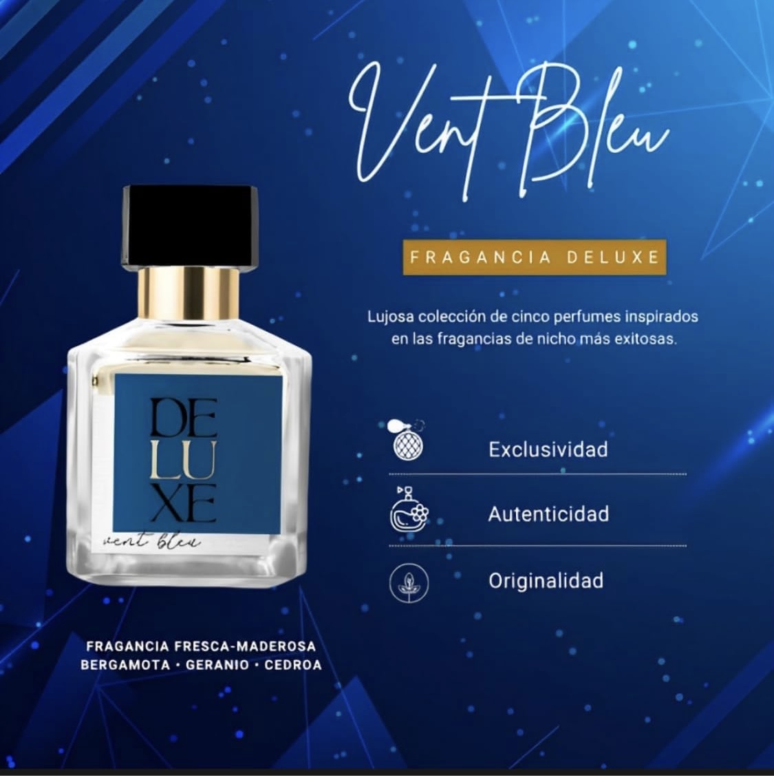 AVENTUS CREED DUPE VENT BLEU DUPE FRAGANCIA PERFUME DE FRAGANCIAS NICHO DELUXE VENT BLEU DUPE DE AVENTUS CREED FRAGANCIA EXQUISITA Y DURADERA