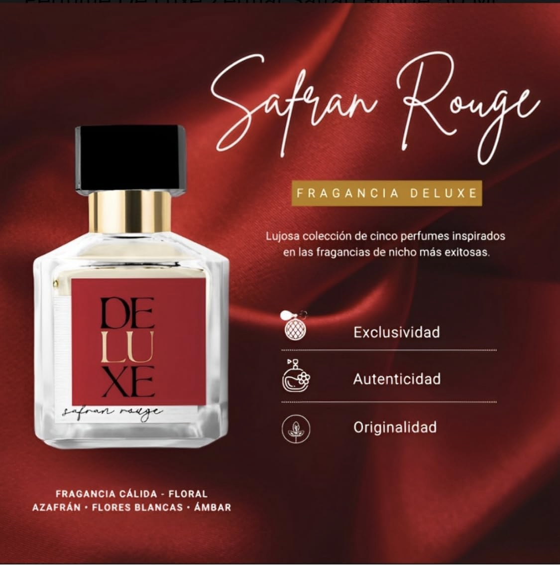 BACCARAT ROUGE 540 - DUPE SAFRAN ROUGE DUPE FRAGANCIA PERFUME DE FRAGANCIAS NICHO DELUXE SAFRAN ROUGE DUPE DE BACCARAT ROUGE 540 FRAGANCIA EXQUISITA