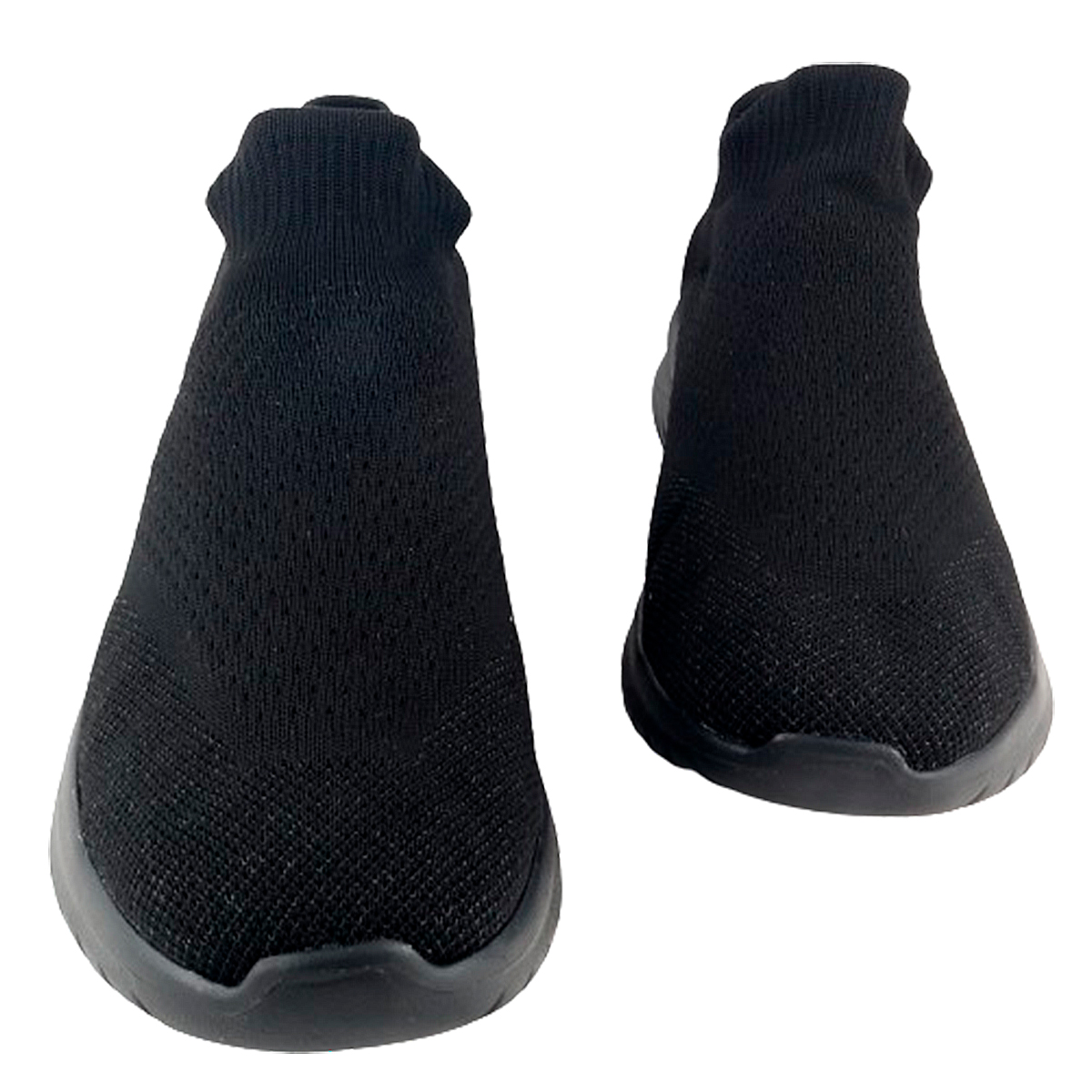 Tenis Deportivos Calcetin hombre ligero casual negro 102-nn