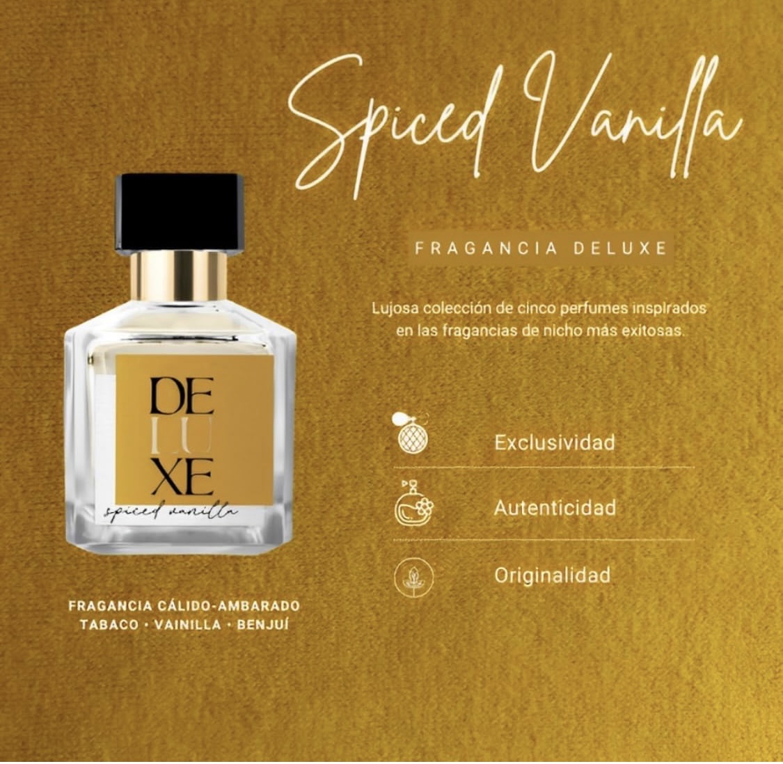 TOBACCO VAINILLE TOM FORD - DUPE SPICED VANILLA DUPE TOBACCO VAINILLE - FRAGANCIA PERFUME NICHO COLECCIÓN DELUXE