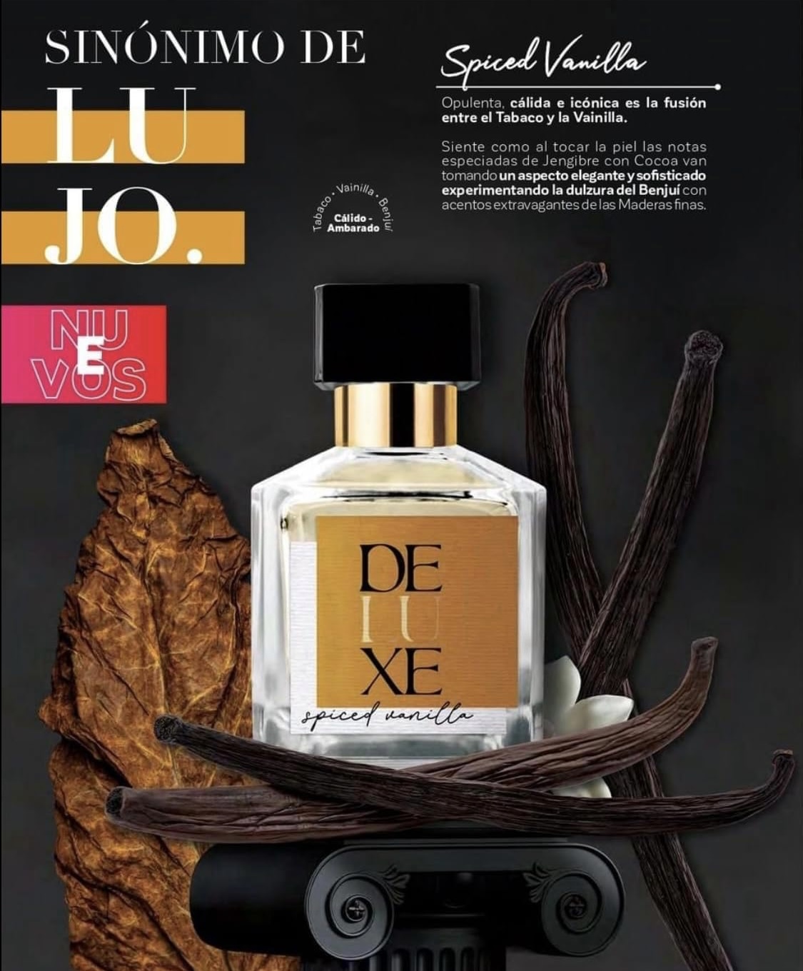 TOBACCO VAINILLE TOM FORD - DUPE SPICED VANILLA DUPE TOBACCO VAINILLE - FRAGANCIA PERFUME NICHO COLECCIÓN DELUXE