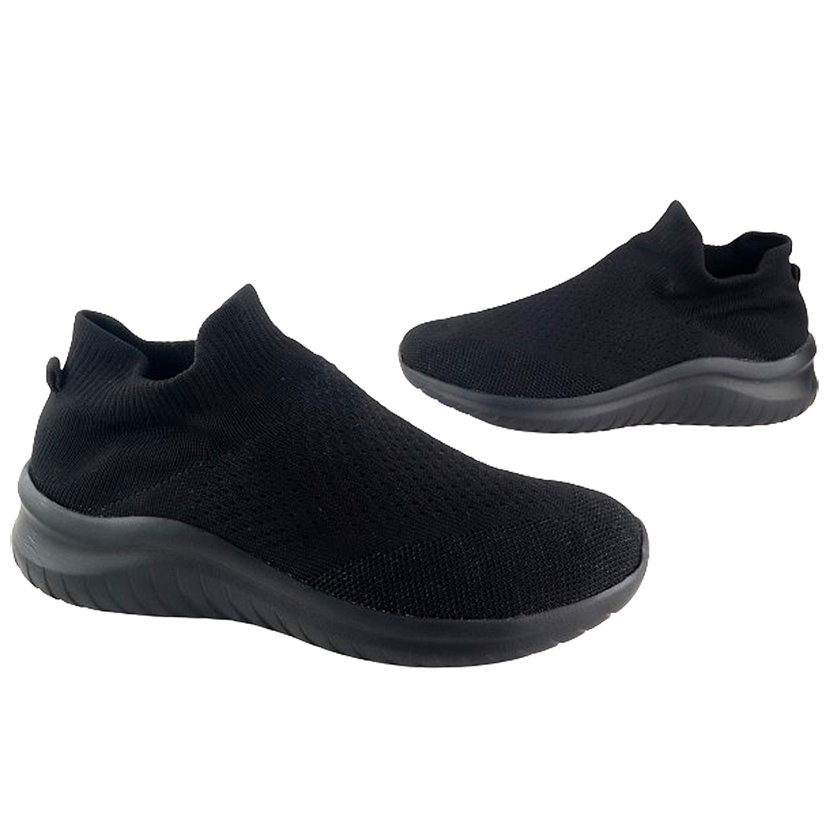 Tenis Deportivos Calcetin hombre ligero casual negro 102-nn