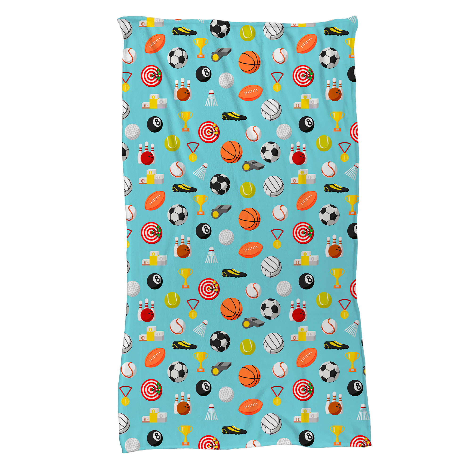 Cobija Manta Frazada Diseño De Balones Verde Ultra Suave Y Ligera Alta Calidad.