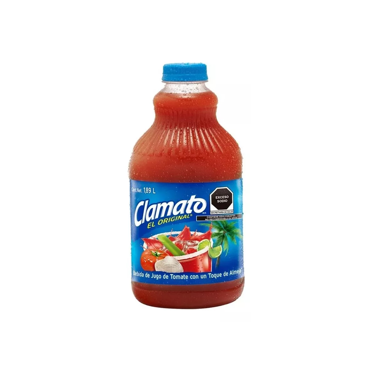 2 Piezas Jugo Clamato El Original Tomate con Almeja 1.89 litros
