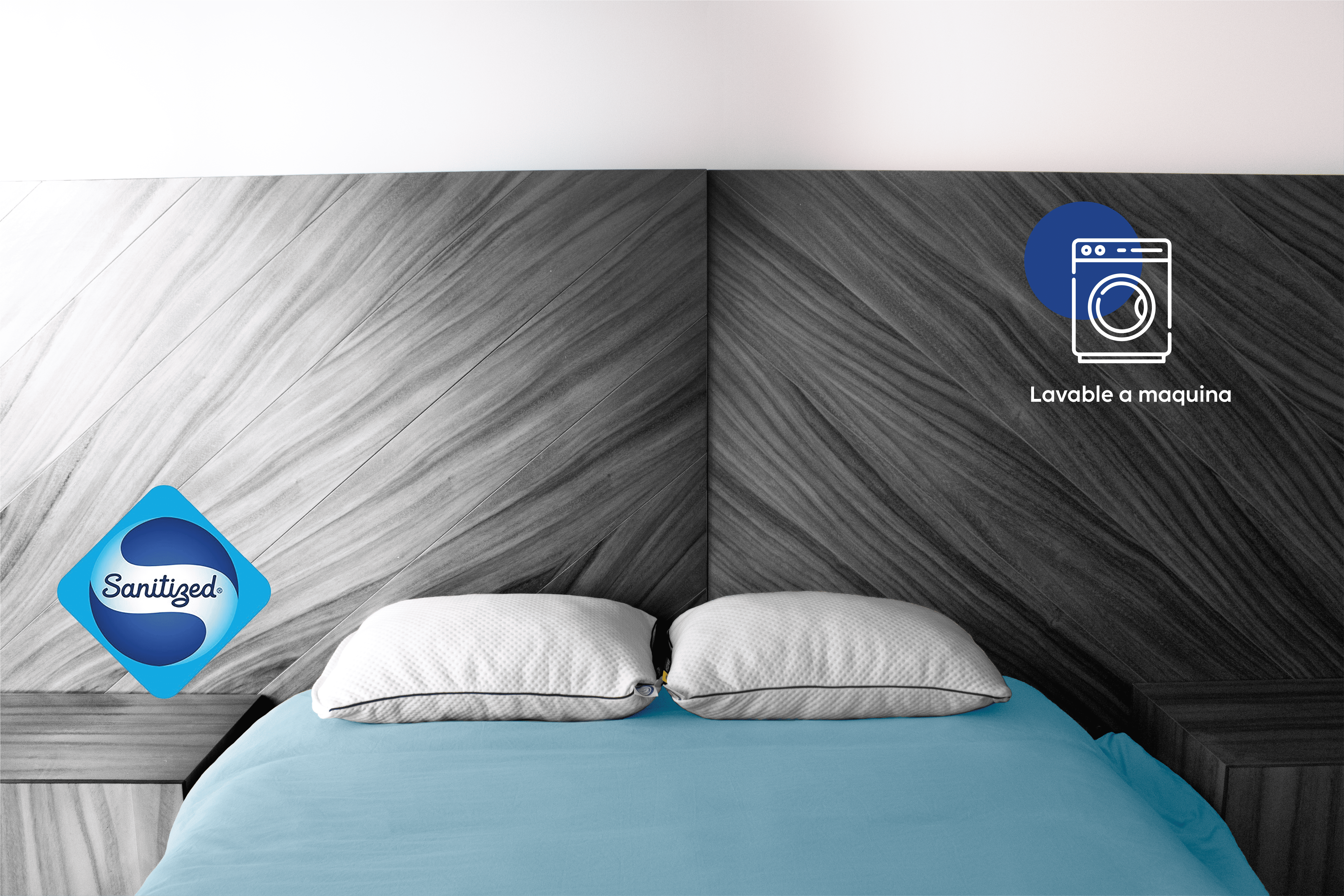 Duo Almohada NUBE Estandar | 66 x 43 x 20 | Memory Foam | DR JOOHN