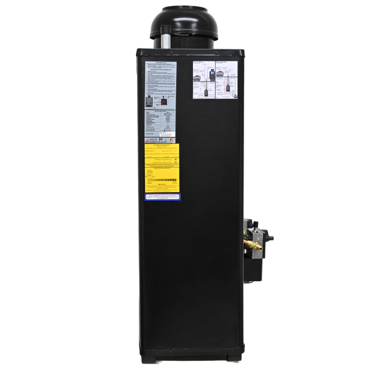 Calentador de Paso Delta 02 Plus 18 Litros por Minuto GAS LP.