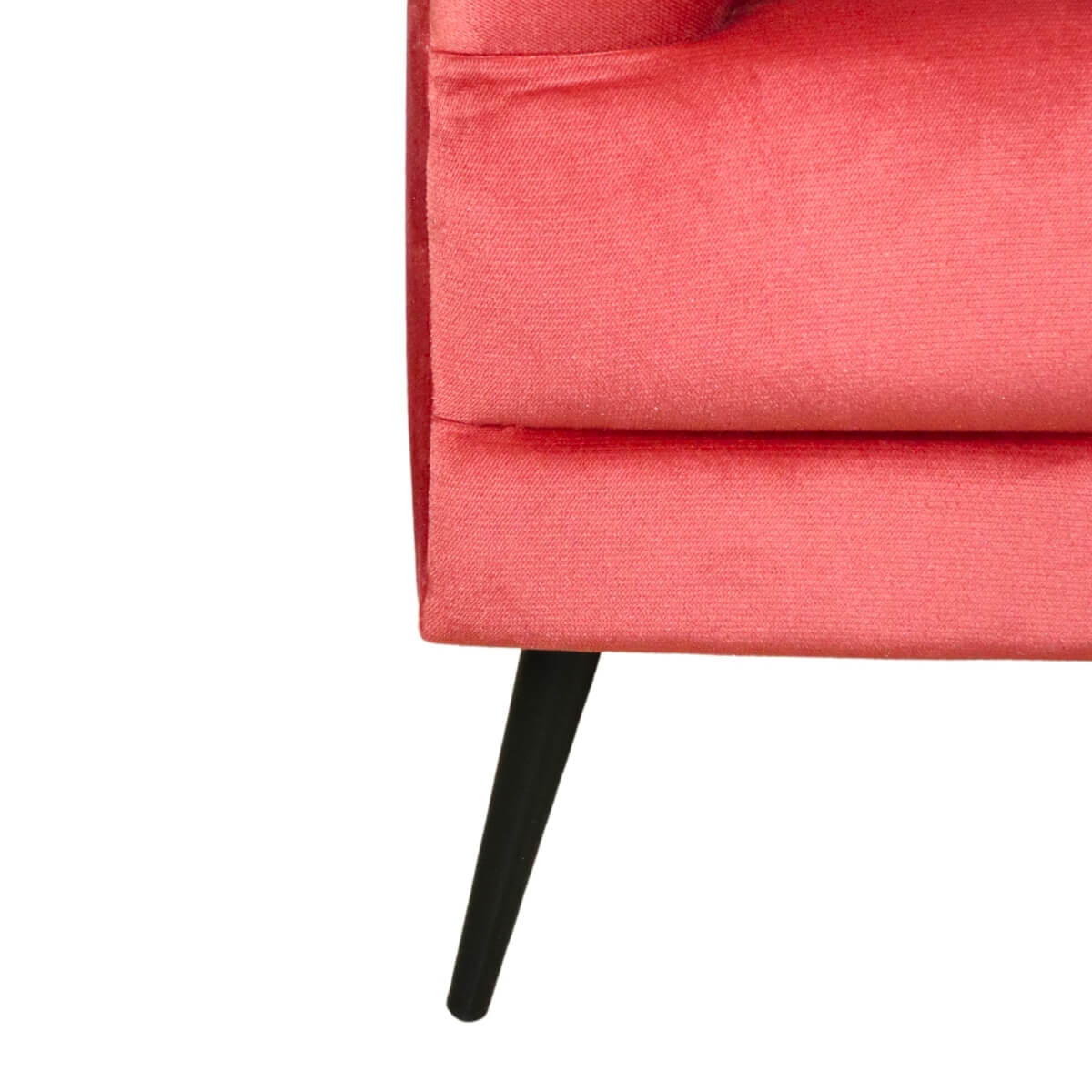 Sillón Individual Moderno Terciopelo Salmon