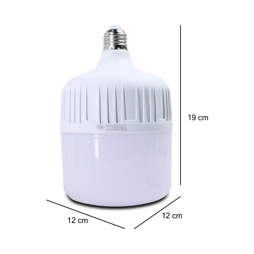 Foco Led Ahorador De Alta Potencia 60w Con Rosca E27 6500k 